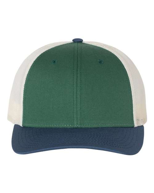 Load image into Gallery viewer, Richardson 115 Low Pro Trucker Cap - Spruce/ Birch/ Light Navy
