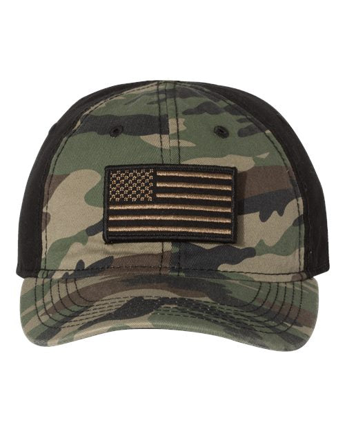 Load image into Gallery viewer, DRI DUCK 3353 Tactical Cap - Green Camo/ Black
