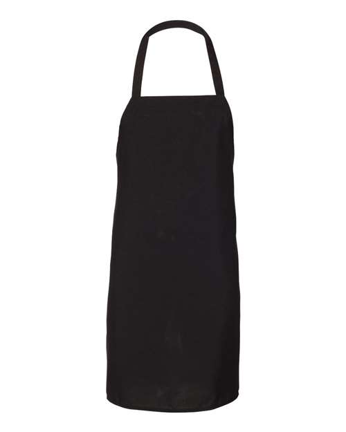 Q-Tees Q4010 Bib Apron - Black