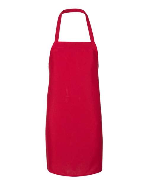 Load image into Gallery viewer, Q-Tees Q4010 Bib Apron - Red
