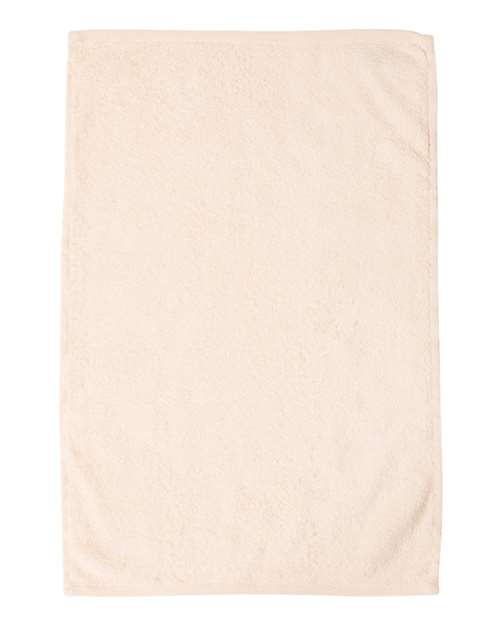 Q-Tees T200 Hemmed Hand Towel - Natural