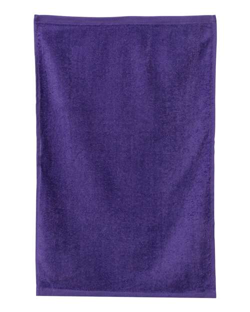 Q-Tees T300 Deluxe Hemmed Hand Towel - Purple