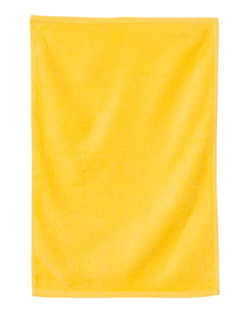 Load image into Gallery viewer, Q-Tees T300 Deluxe Hemmed Hand Towel - Yellow
