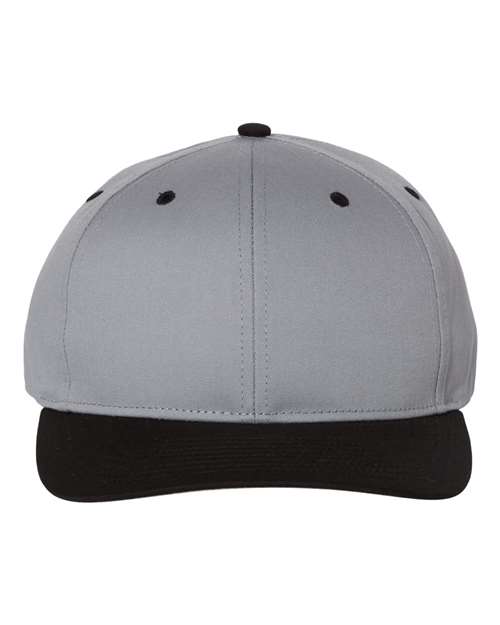 Richardson 212 Pro Twill Snapback Cap - Grey/ Black