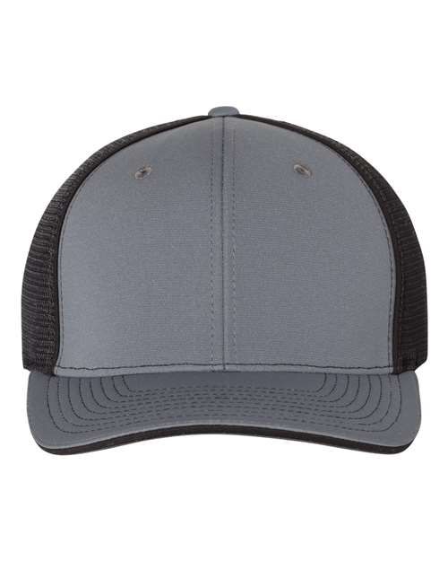 Richardson 172 Pulse Sportmesh R-Flex Cap - Charcoal/ Black Split