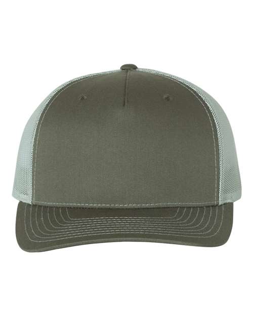 Richardson 112FP Five-Panel Trucker Cap - Beetle/ Quarry