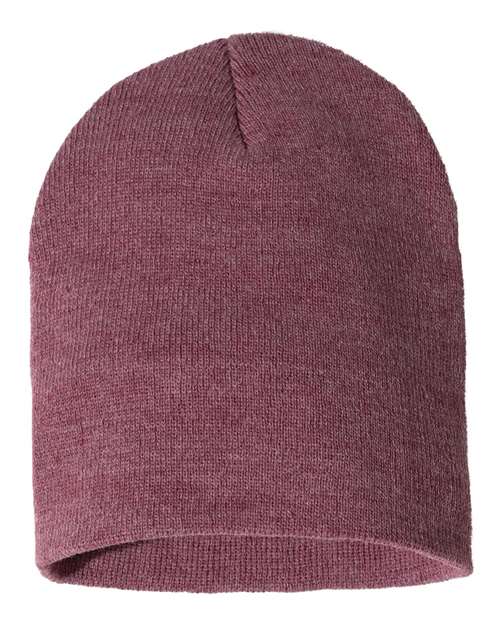 Sportsman SP08 8" Beanie - Heather Cardinal