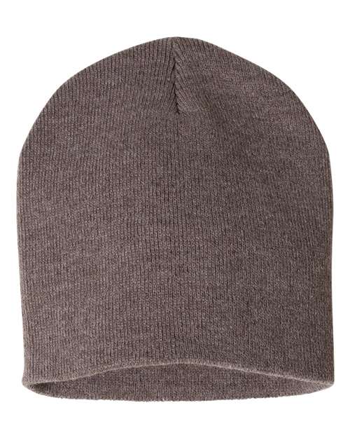 Sportsman SP08 8" Beanie - Heather Brown