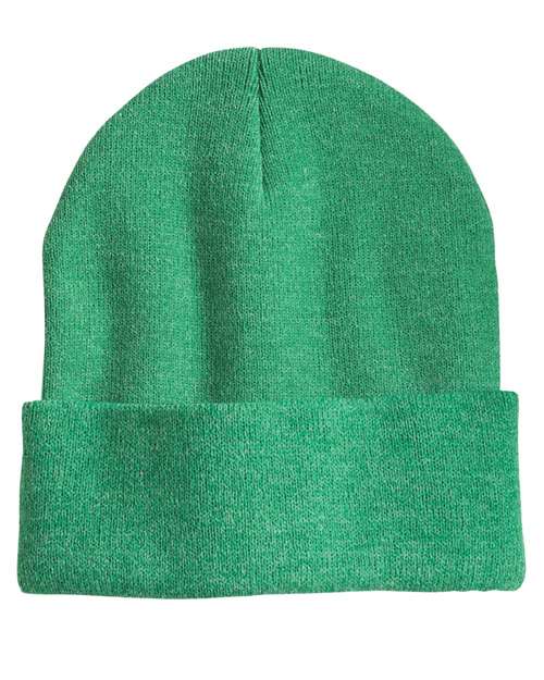 Sportsman SP12 12" Solid Cuffed Beanie - Heather Kelly