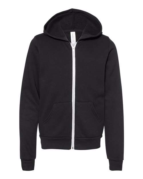 Load image into Gallery viewer, Youth Sponge Fleece Full-Zip Hoodie Sweatshirt
