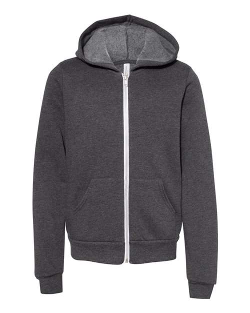 Load image into Gallery viewer, Youth Sponge Fleece Full-Zip Hoodie Sweatshirt
