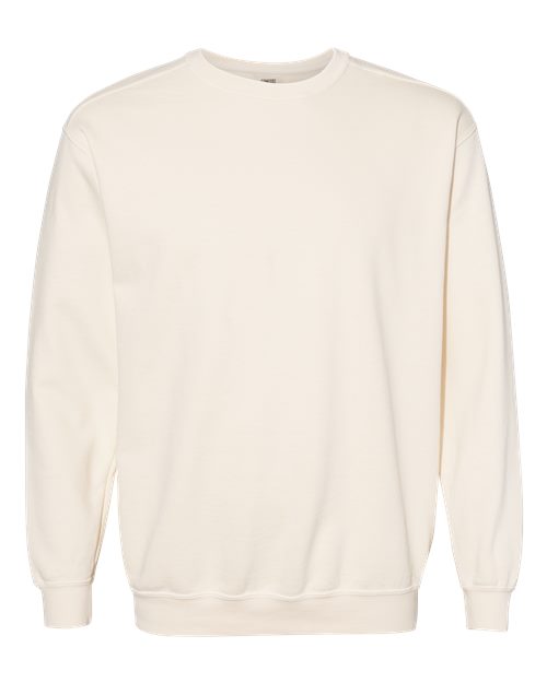 Unisex Garment-Dyed Crewneck Sweatshirt - Ivory
