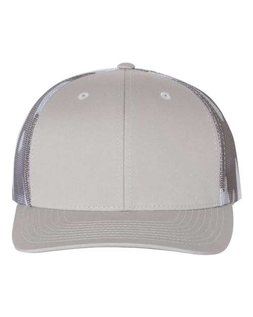 Load image into Gallery viewer, Richardson 112PM Printed Mesh Trucker Cap - Silver/ Grey Camo
