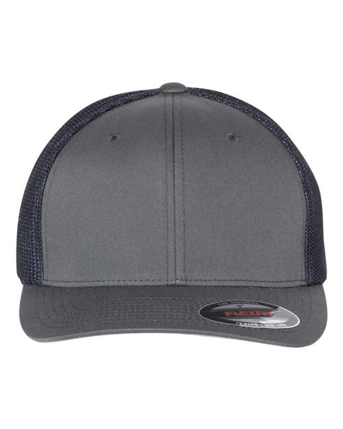 Flexfit 6511 Trucker Cap - Charcoal/ Navy
