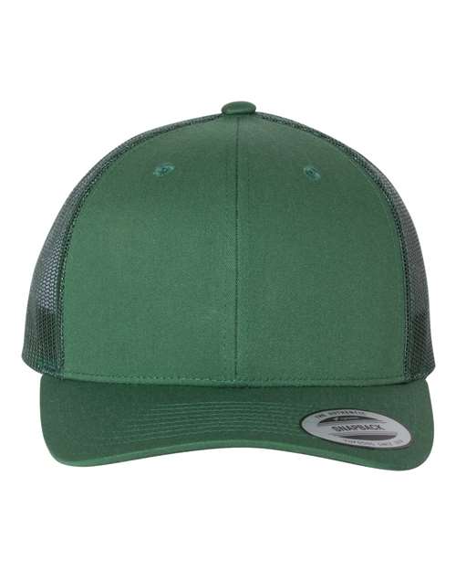 Load image into Gallery viewer, YP Classics 6606 Retro Trucker Cap - Evergreen
