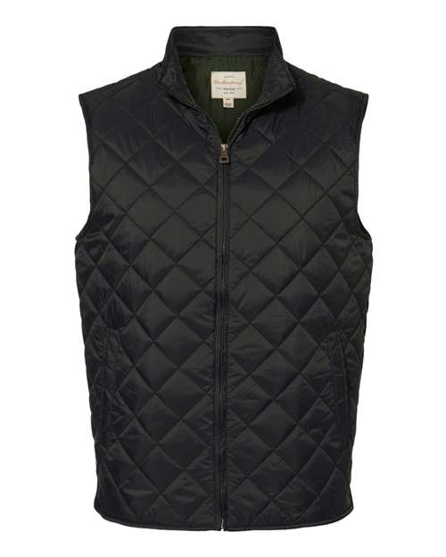 Weatherproof 207359 Men's Vintage Diamond Quilted Vest - Black