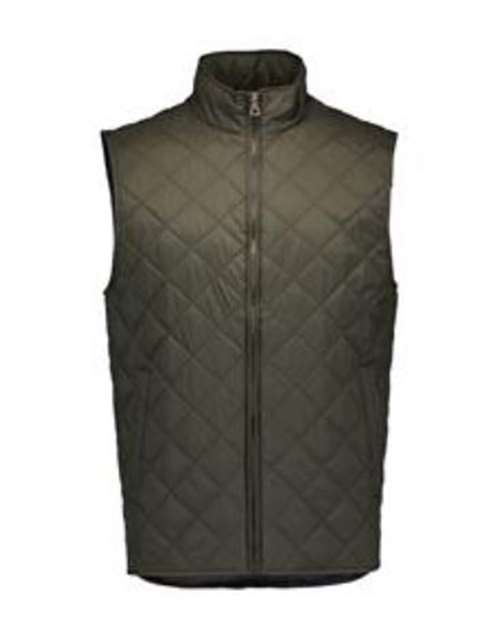 Weatherproof 207359 Men's Vintage Diamond Quilted Vest - Rosin