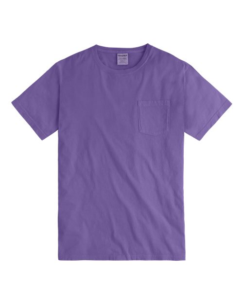 Unisex Garment-Dyed Pocket T-Shirt - Lavender