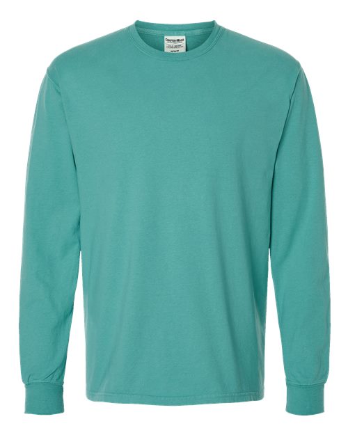 Load image into Gallery viewer, Unisex Garment-Dyed Long Sleeve T-Shirt - Spanish Moss
