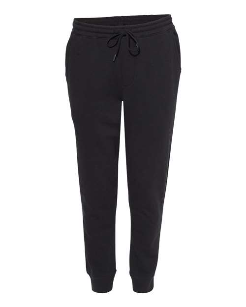 Independent Trading Co. IND20PNT Men's Midweight Fleece Sweatpants - Black