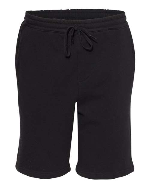 Independent Trading Co. IND20SRT Men's Midweight Fleece Shorts - Black