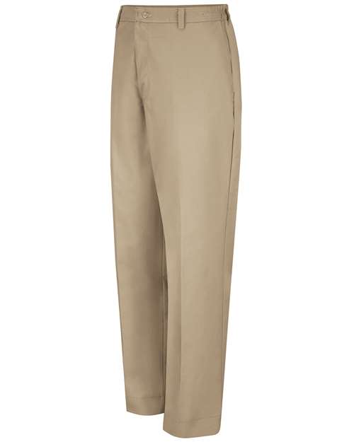 Red Kap PT60 Men's Elastic Insert Work Pants - Khaki - 36 Unhemmed