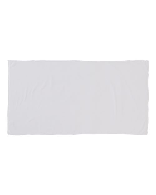 Carmel Towel Company CSUB3060 Sublimation Velour Beach Towel - White
