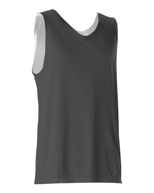 Alleson Athletic 506CR Men's Reversible Tank - Charcoal/ White