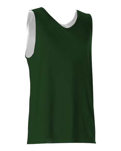 Alleson Athletic 506CR Men's Reversible Tank - Forest/ White