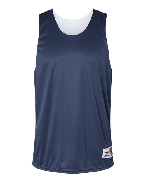Load image into Gallery viewer, Alleson Athletic 506CR Men's Reversible Tank - Navy/ White
