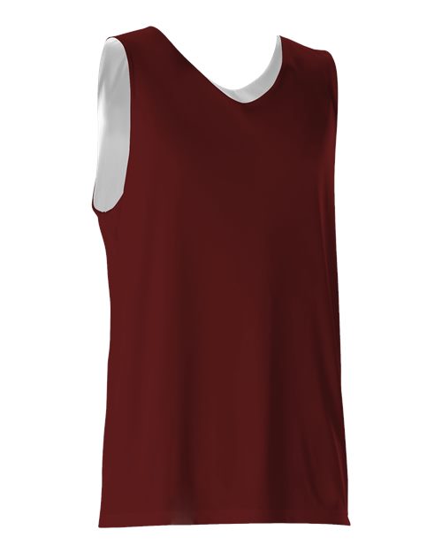 Alleson Athletic 506CR Men's Reversible Tank - Cardinal/ White