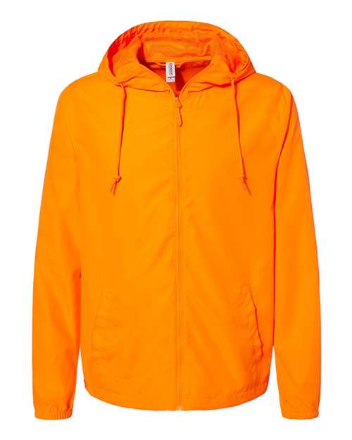 Load image into Gallery viewer, Independent Trading Co. EXP54LWZ Men's Lightweight Windbreaker Full-Zip Jacket - Safety Orange
