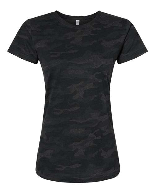 Load image into Gallery viewer, LAT 3516 Women's Fine Jersey Tee - Storm Camo
