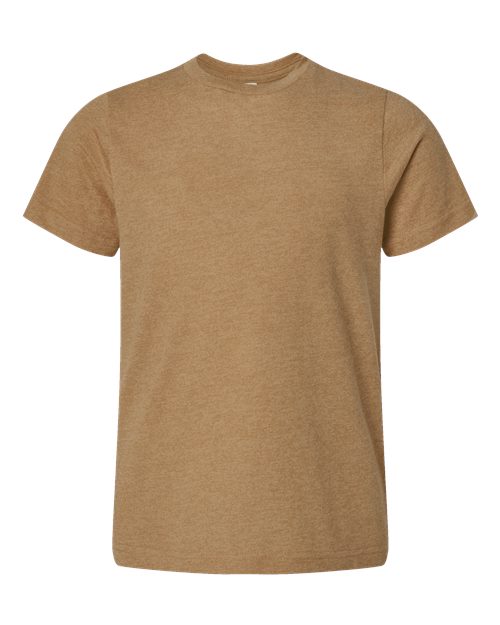 LAT 6101 Youth Fine Jersey Tee - Vintage Coyote Brown
