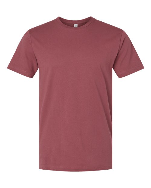 LAT 6901 Unisex Fine Jersey Tee - Rouge