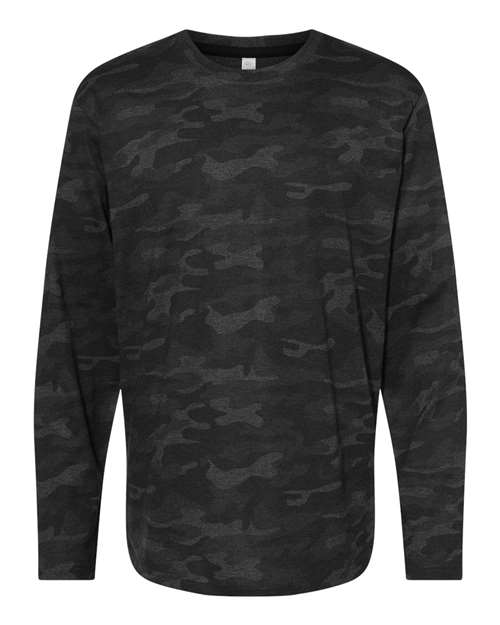 Load image into Gallery viewer, LAT 6918 Unisex Fine Jersey Long Sleeve Tee - Storm Camo
