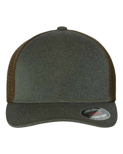 Load image into Gallery viewer, Flexfit 5511UP Unipanel™ Trucker Cap - Melange Olive
