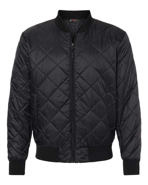 Load image into Gallery viewer, Weatherproof 21752 Men's HeatLast™ Quilted Packable Bomber - Black
