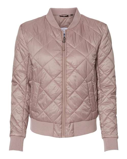 Weatherproof W21752 Women's HeatLast™ Quilted Packable Bomber - Blush