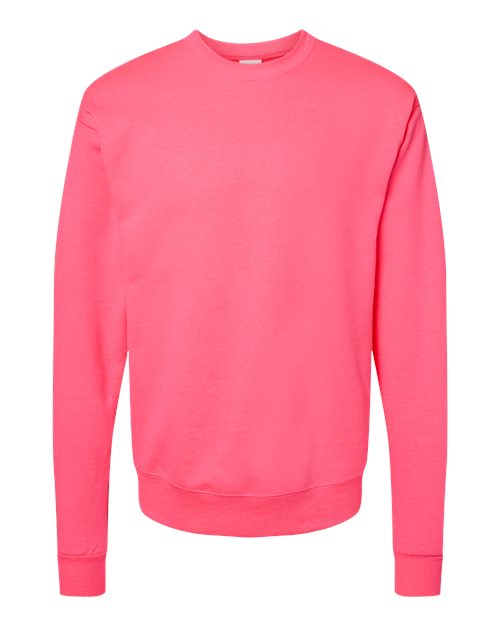 Unisex EcoSmart® Crewneck Sweatshirt - Safety Pink
