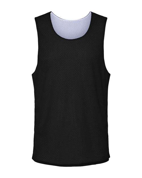 C2 Sport 5729 Men's Reversible Mesh Tank - Black/ White