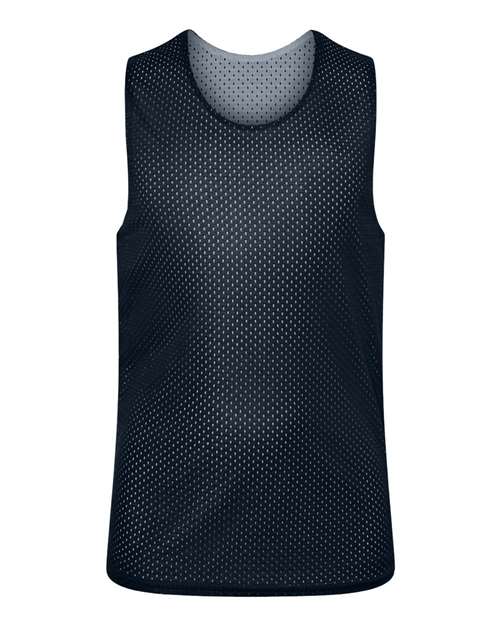 C2 Sport 5228 Youth Reversible Mesh Tank - Navy/ White