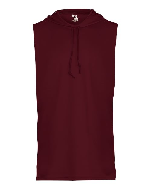 Load image into Gallery viewer, Badger 4108 Men's B-Core Hooded Sleeveless T-Shirt - Maroon
