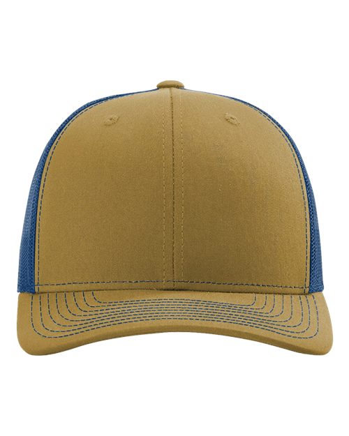 Load image into Gallery viewer, Richardson 112 Snapback Trucker Cap - Biscuit/ True Blue
