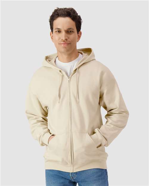 Load image into Gallery viewer, Unisex Softstyle® Full-Zip Hooded Sweatshirt
