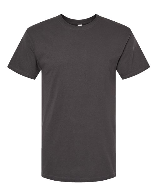 M&O 4800 Men's Gold Soft Touch T-Shirt - Charcoal