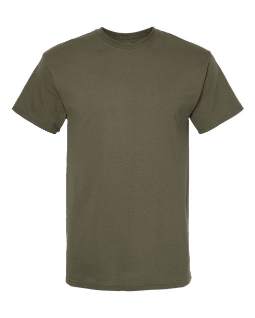 M&O 4800 Men's Gold Soft Touch T-Shirt - Military Green