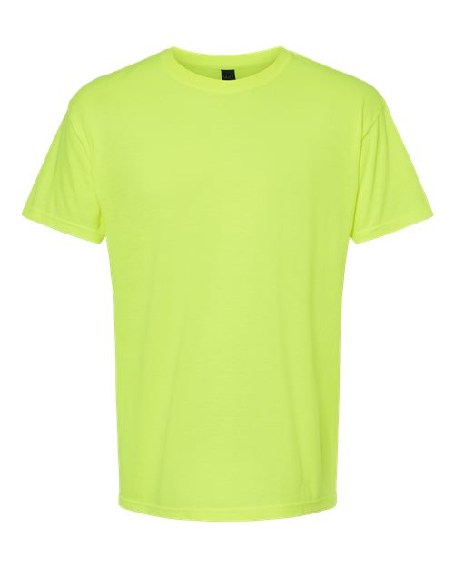 M&O 4800 Men's Gold Soft Touch T-Shirt - Safety Green