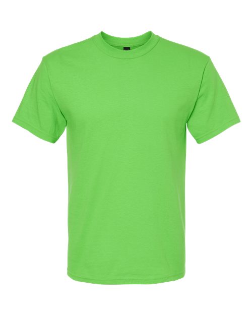 M&O 4800 Men's Gold Soft Touch T-Shirt - Vivid Lime