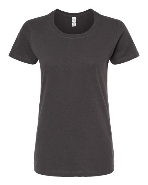 M&O 4810 Women's Gold Soft Touch T-Shirt - Charcoal